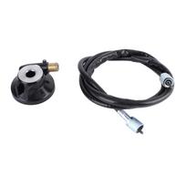 Pavaros ratukas Spidometro kabelio pavaros ratukas 12mm Spidometro pavaros ratukas su kabeliu GY6 50cc 150cc motorolerio dalys Motorolerio pavaros ratukas juoda