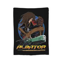 Space Pirate Captain Harlock Albator Blanket Velvet Autumn/Winter Portable Ultra-Soft Throw Blanket for Bed Travel Bedspread Size: 75*100cm, Weight: 230 GSM