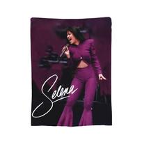 Selena Quintanilla Blanket Flannel Winter Multi-function Soft Throw Blanket for Home Travel Quilt Size: 75*100cm, Weight: 230 GSM