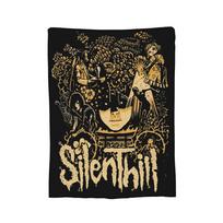 Silent Hill F Vintage Horror Blanket Fleece Summer Portable Lightweight Thin Throw Blankets for Bedding Couch Bedspread Size: 75*100cm, Weight: 230 GSM