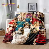 3D Singer Taylor-r Alison S-Swift Tay Soft Flannel Blanket for Beds Bedroom Sofa Picnic,Throw Blanket for Cover Outdoors Leisure Size: 75*100cm, Weight: 230 GSM