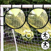 2pcs Soccer Training Shooting Net Equipment Football Training Target Net Goal Youth Free Kick Practice Shooting Soccer Topshot 2pcs