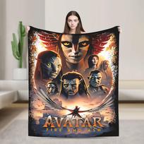 Avatar Fire and Ash Blanket Quality Warm Soft Throw Blanket Winter Boy Girl Outdoor Fashion Bedspread Size: 75*100cm, Weight: 230 GSM