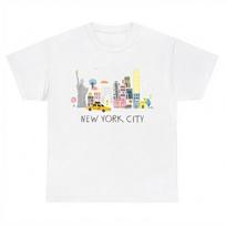 Nyc Grafinis Niujorko Miesto Mylėtojų Dovana Draugams Balinti Marškinėliai S gray