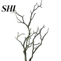 1Pc Plastic Artificial Branch Dried Plant DIY Garden Party Wedding Home Decor žalia