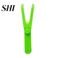 Cleaning Tool Interdental Cleaner Portable User-friendly Effective Y Type Gentle Health Tooth Healthy Care Plastic Dental Floss Replacement Rack for žalia