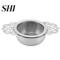 Spacious Tea Infuser Stainless Steel Strainer Fine Mesh Filter Diffuser with Double Handles for Loose Leaf Large Basket sidabras