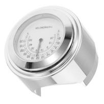 Motorbike Handlebar Thermometer Universal Waterproof Temperature Gauge Compatible 22-25Mm Motorcycles Motorcycle gray