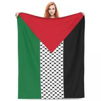 Palestinos Keffiyeh Flag Antklodės Dekoras Palestinos Hatta Kufiya Daugiafunkcinės Itin Minkštos Antklodės Namų automobilio lovatiesei 75X95CM
