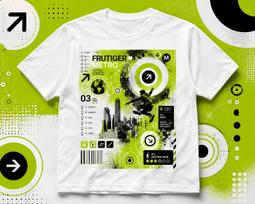 Frutiger Metro T-Shirt Y2K Graphic Tee Frutiger Aero McBling Cyber Streetwear Retro Futuristic Rave Shirt 3XL