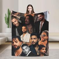 Maluma Raperis Flanelinis pledas Žieminis Minkštas apklotas vaikams Svetainė Patogus lovatiesis Sofos lovos užvalkalas 75X95CM