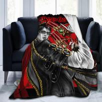 Raganaitė gali tai padaryti Bayonetta megztas pledas vilnos minkštas pledas miegamojo sofos lovatiesė 75X95CM