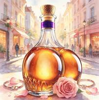 Creative Butt Shaped Whiskey Decanter Glass Liquor Bottle Home Bar Decor (as the picture,300ML)