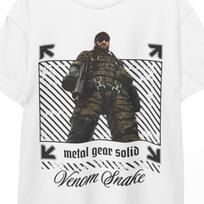 Metal Gear Solid Shirt Art Solid Snake Graphic Tee MGS Metal Gear Solid Video Game Shirt Retro Snake Design Classic MGS Iconic Art Tee L