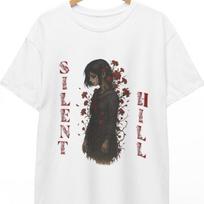 Silent Hill f,Harry Mason poster,Lisa Garland,Henry Townshend silent hill poster, Pyramid Head cosplay, SilentHillshirt, JamesSunderland tee M
