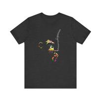 Sleepy Monkey Widespread Panic Inspired Unisex Jersey Short Sleeve Tee S įvairiaspalvis