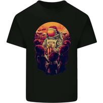 Spaceman Santa Merry Christmas Space Astronaut TShirt  Mens 100 Cotton Casual Tshirts Loose Top Size S3XL S įvairiaspalvis