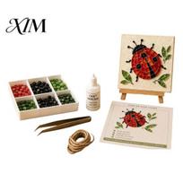 Beginner Friendly Mosaic DIY Sea Glass Art Kit, Ocean Animal Themed Craft Set for Adults Relaxing Activity Beginner, Handmade Material Pack P