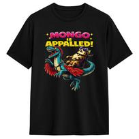 Humor Retro Mongo Is Appalled Princess Cat Riding Dinosaur TShirt for Unisex Crewneck  Cotton T Shirt  Short Sleeve Tee Shirt S įvairiaspalvis