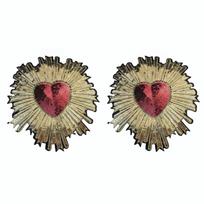 2pcs Handmade Iron On Patches Embroidery Flowers Sew On Patches  For Jackets