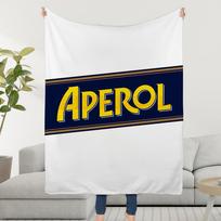 92A-AperolS-ES S-SpritzS-ES Logo Blanket Throw Super Cosy Plush Living Room Sofa Couch Childish Birthday Gifts Size: 75*100cm, Weight: 230 GSM