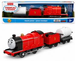 Thomas & Friends motorizuotas traukinukas Classic James su vagonu, HFX97