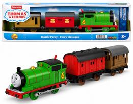 Thomas & Friends motorizuotas traukinukas Classic Percy su vagonu, HFX97