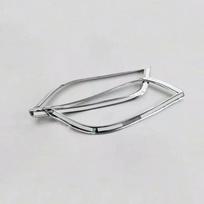For Jeep Compass 2017 2018   ABS Chrome car sticker Rear Fog Light lamp Cover Trim Molding car styling accessories ABS Chrome