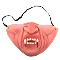 Trick Joke Toy Villain Joke Half Faced Mask Halloween Mask Clown Playing Mask Clown Latex Mask B