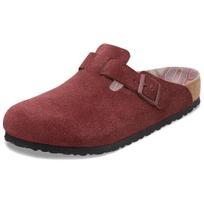 Birkenstock Boston Simple Comfortable Clogs Unisex clogs Burgundy 1030730 36