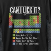 Can I Lick It, Can I Lick It Shirt, ironic shirt, scientist funny shirt, Element Shirt, chool shirt, Funny Chemistry Shirt, Science Shirt XL