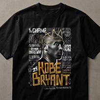 Kobe Bryant Mamba Mentality T-Shirt | Legendary Basketball Icon Graphic Tee | Inspirational Fan Gift for Him Her | Black Mamba Art Apparel S