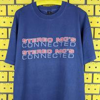 Vintažiniai 1992 m. Stereo MC’S Connected marškinėliai Alternatyvus Hip Hopas Elektroninė Šokių House Prekės Ženklas T-shirt Dydis XL M blue