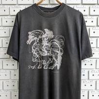 Vintage 1999 Salvador Dali T shirt Horse Rider Sketch Art Spanish Surrealist Artist Merch Tee Size XL XL