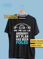 My Plan Has Been Foiled Funny Math Puns Shirt, Funny FOIL Method Algebra Pun Shirt,Funny Multiplication Pun Shirt, Math Lovers Nerd Gift Tee M