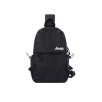 JEEP Men's Crossbody Bag, Shoulder Bag, Travel Bag, Sport Bag juoda