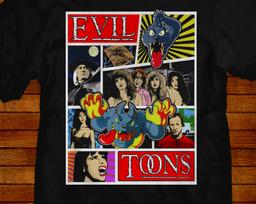 Evil Toons T shirt: 80s Movie VHS Classic S