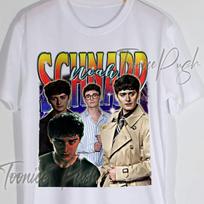 Noah Schnapp Retro Graphic Tee, Unisex Cotton Shirt S