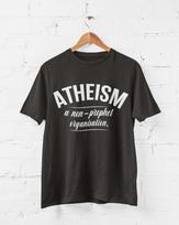 Funny Atheist T Shirt Atheism A Non Prophet Orginisation religious joke 2XL
