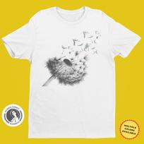Dandelion Shirt – Dainty Flower Tee, Floral T-Shirt, Wildflowers Shirt, Spring Summer Fall Shirt S
