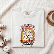Hare Spectrum Shirt Easter Garden Gift Women Sketch Tee Rabbit T-Shirt Easter Fan Bunny Tshirt Gardening Graphic Line Art Meadow Flowers 3XL