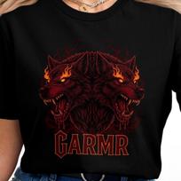 Garmr Wolf Graphic Shirt | Norse Mythology Garmr Tee M