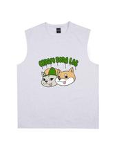 Cream Soda Lab Balloon Parku And Grey Sleeveless Light Grey L