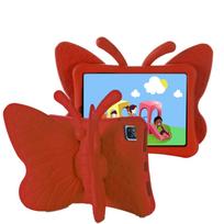 2026 EVA Cases for iPad A16/A17 Models 11th/10th Gen Pro/Mini 2025-2022 10.9/10.5/9.7 Cute Cartoon 3D Butterfly Design Packaging Galaxy Tab A9&Composite&Ipad mini 6 2021 raudona