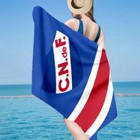 Montevideo Crest Design Microfiber Beach Towel, Lightweight And Quick-Dry, for Summer Travel, Beach Essential, Swimming Pool 70cmx140cm(27x55inch)