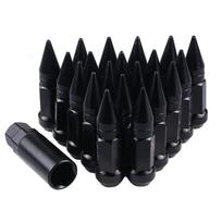 M14/M12 Racing Steel Wheels Lug Nuts With Spike Extended Tuner Nut For Wheels Rims 80mm 20 pieces /set M14x1.5