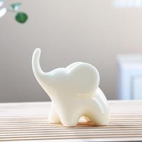 Ornaments Simulated Elephant Figurines Modern Art Animal Feng Shui Decor  Desktop Decoration geltona