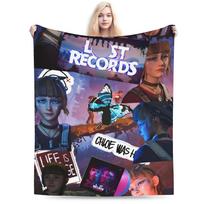 Life is Strang Blanket Warm Soft Novelty Plush Throw Blanket For Children Outdoor Flannel Bedspread Bed Cover Size: 75*100cm, Weight: 230 GSM