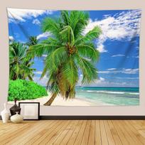 Tapestry Beach and Coconut Palms 100X70CM