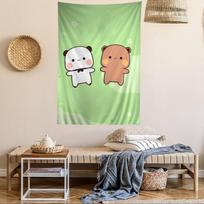BuBu DuDu Cartoon Cartoon Tapestry Wall Hanging Decoration Household Home Decor 100X70CM
